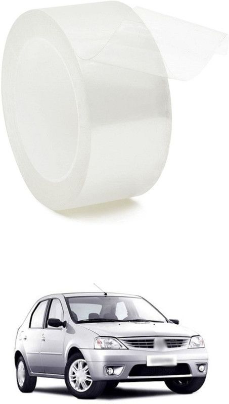 PRTEK Car Door Transparent Seal Strip Door Edge Guard Bumper Cover Strips Entry Sill Scuff Plate Invisible Door Anti-Scratch Waterproof (1.9 Inch x 5metre) A110 Car Beading Roll For Window, Bumper, Door  (5 m)