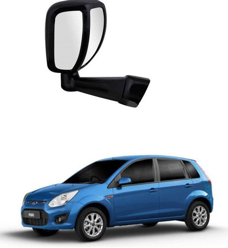 PRTEK Manual Remote Rear View Mirror For Ford Figo  (Center)