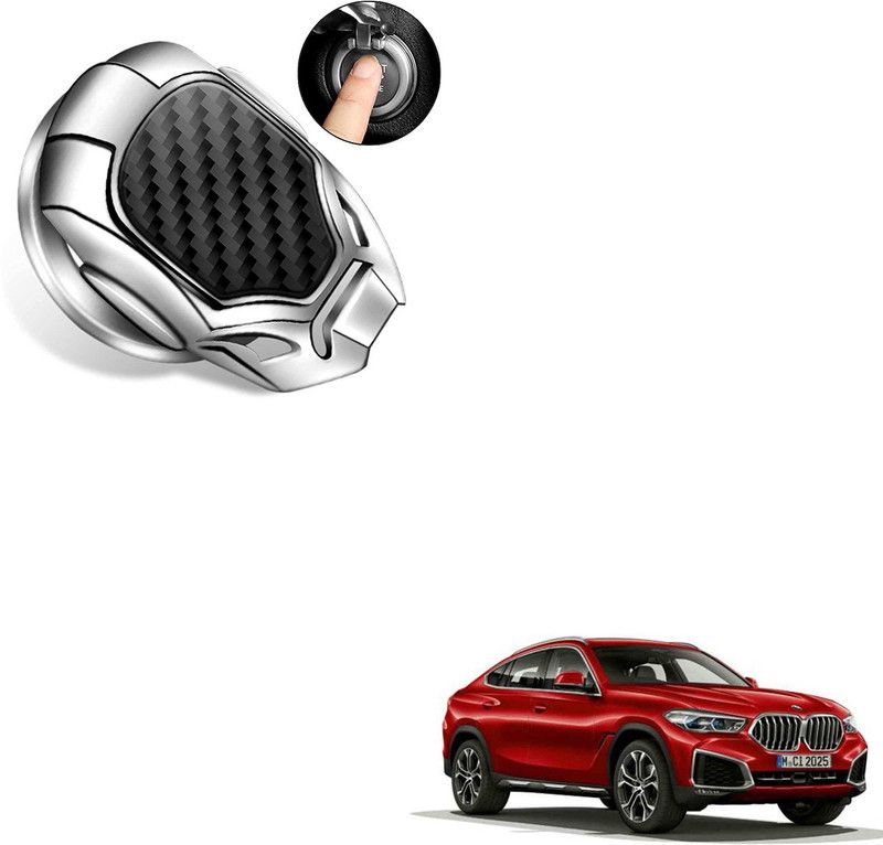 SEMAPHORE Carbon Fiber Design Car Start Stop Button Cover compatible with X6 Car Inverter