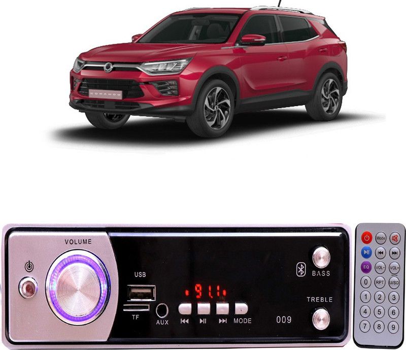 Genipap Silver009 BLUETOOTH/USB/SD/AUX/FM/MP3 Car Stereo ( Single Din) -499 Car Stereo  (Single Din)