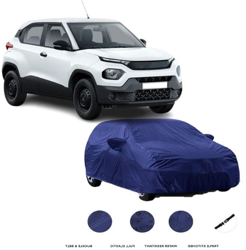 Yesmotive Car Cover For Volkswagen Ameo 1.5 TDI Trendline (With Mirror Pockets)  (Blue, For 2020 Models)