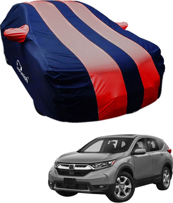 AutoFurnish Car Cover For Honda CR-V (With Mirror Pockets)  (Blue, Red)