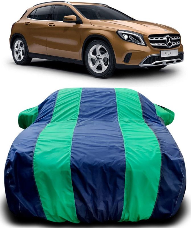 Dvis Car Cover For Mercedes Benz 2020 GLA (With Mirror Pockets)  (Blue, Green)