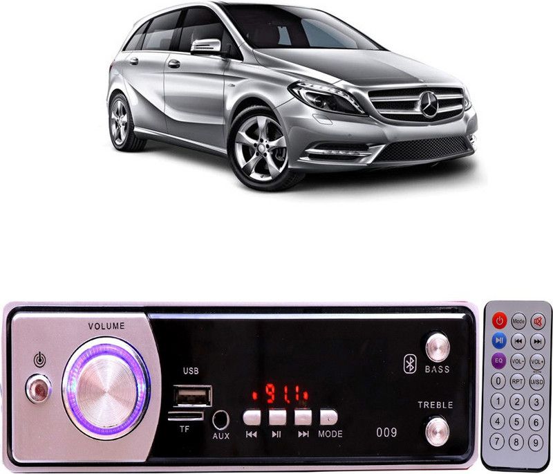 Genipap Silver009 BLUETOOTH/USB/SD/AUX/FM/MP3 Car Stereo ( Single Din) -366 Car Stereo  (Single Din)