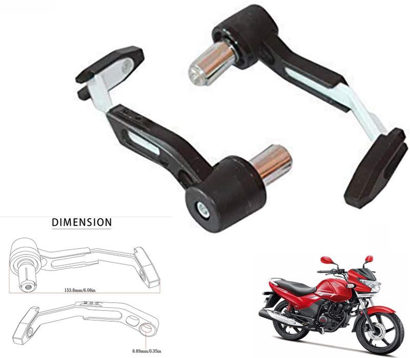 Generox Brake Clutch Lever Guard For Achiever Bike Crash Guard  (Hero)