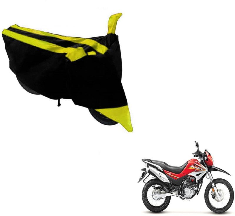 AUTYLE Two Wheeler Cover for Hero  (Impulse, Black, Yellow)