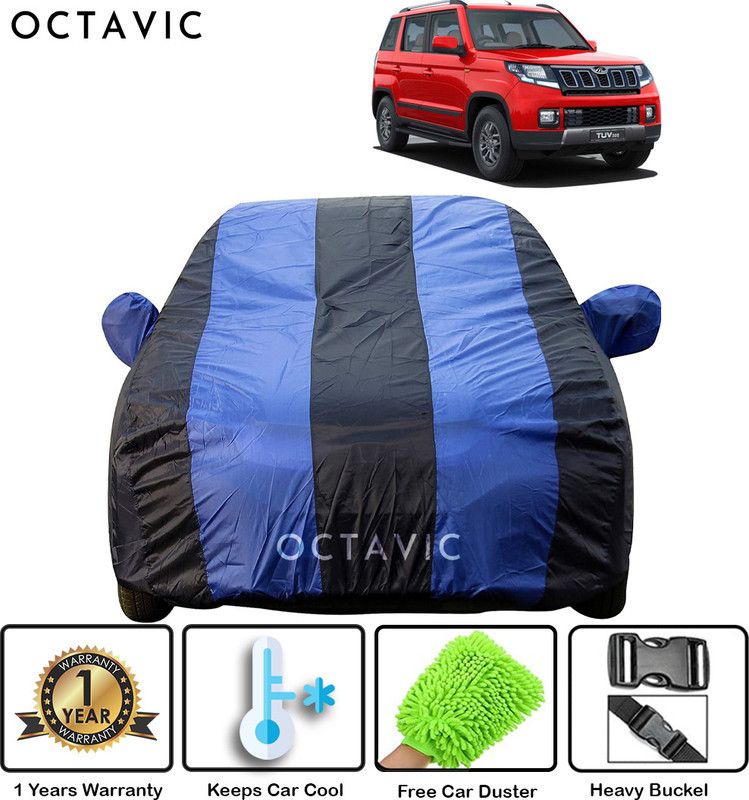 octavic Car Cover For Mahindra TUV300 Facelift (With Mirror Pockets)  (Green)