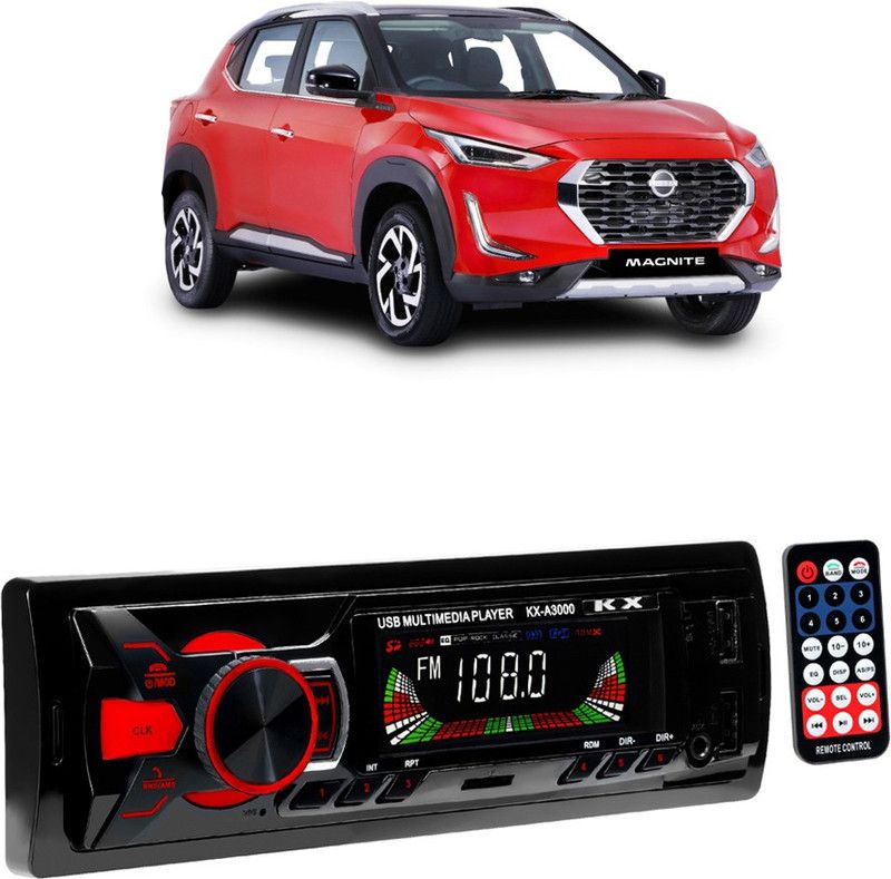 JBRIDERZ Boom Master A3000 with AUX/Bluetooth/USB/ MP3 E 442 Car Stereo  (Single Din)
