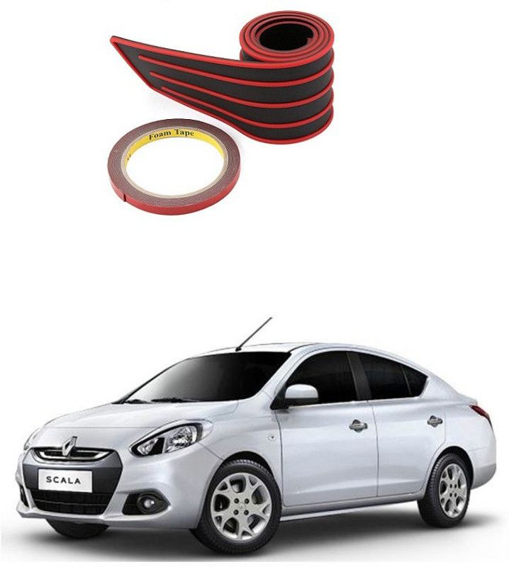 PRTEK iversal Car Rubber Rear Guard Bumper Protector Trim Cover Car Sticker Protector Kit 0002 Car Spoiler