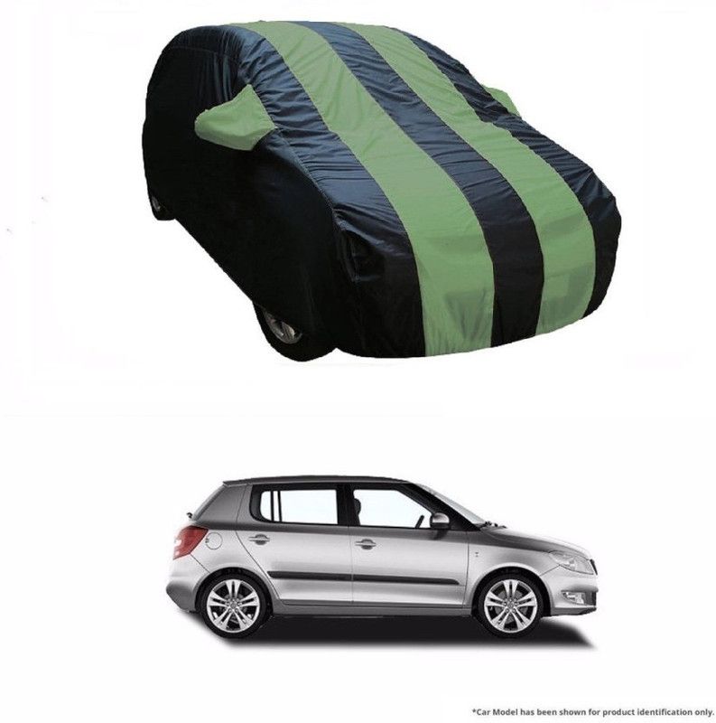 Gargi Traders Car Cover For Skoda Fabia (With Mirror Pockets)  (Multicolor)