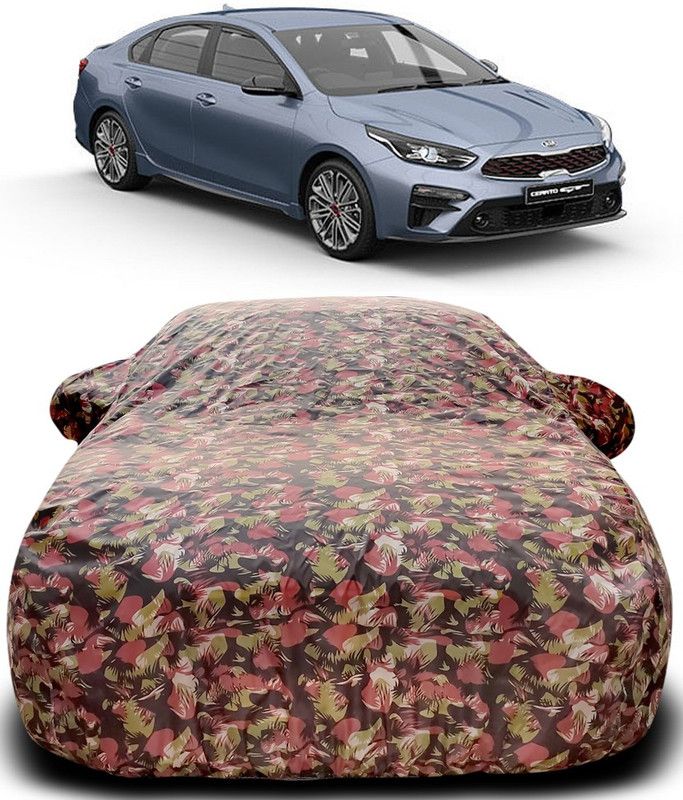 THE REAL ARV Car Cover For Kia Cerato (With Mirror Pockets)  (Green, Red)