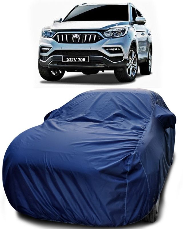MoTRoX Car Cover For Mahindra XUV 700 (With Mirror Pockets)  (Blue)