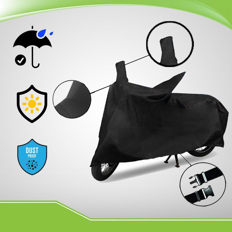 BABBLINGS Waterproof Two Wheeler Cover for Hero  (Electric Scooter, Black)