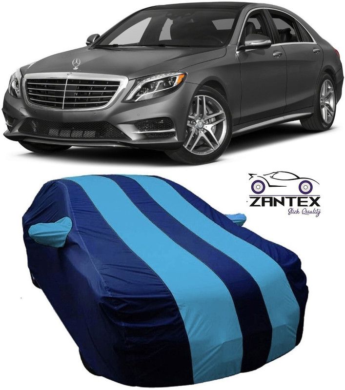 ZANTEX Car Cover For Mercedes Benz S 300 (With Mirror Pockets)  (Blue)