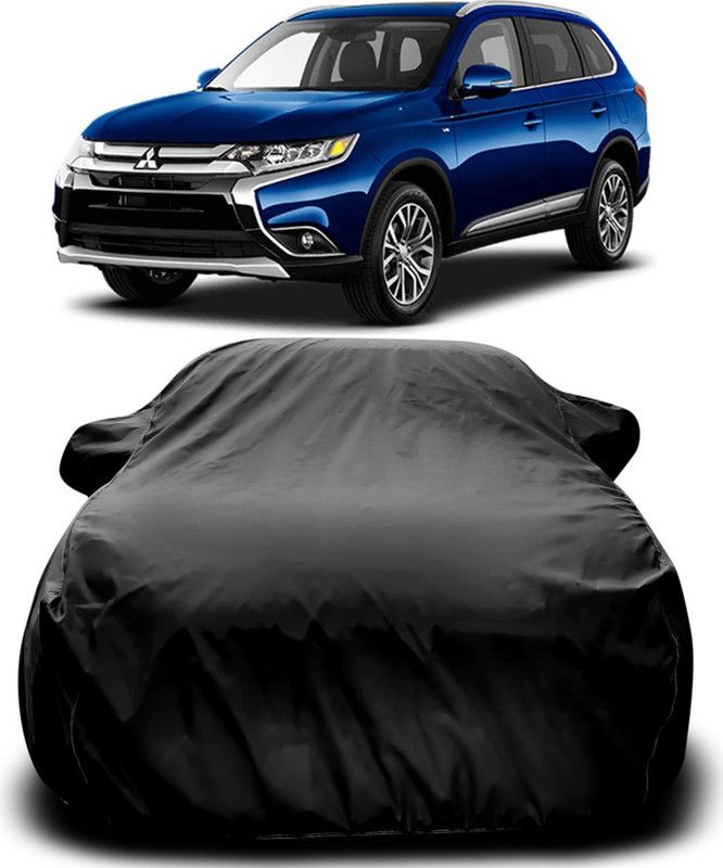 MoTRoX Car Cover For Mitsubishi Outlander (With Mirror Pockets)  (Black)