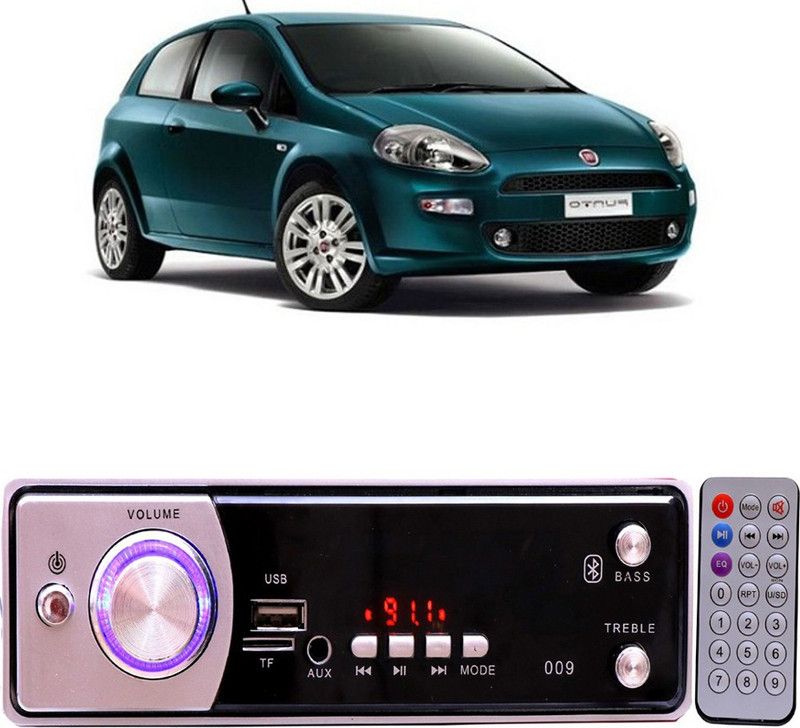 Bluedrum Silver009 BLUETOOTH/USB/SD/AUX/FM/MP3 Car Stereo ( Single Din) B-107 Car Stereo  (Single Din)