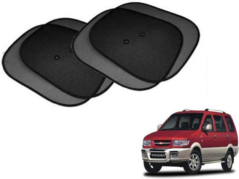 MOCKHE Side Window Sun Shade For Chevrolet Tavera  (Black)