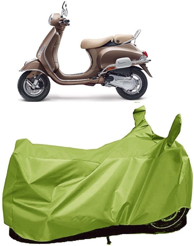 AutoKick Two Wheeler Cover for Vespa  (Elegante 150 BS6, Green)