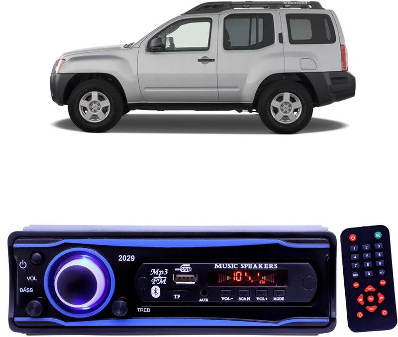 EverLand Blue 2029 USB/AUX/SD/BLUETOOTH/FM/MP3 BOOM MASTER STANDARD- E 459 Car Stereo  (Single Din)