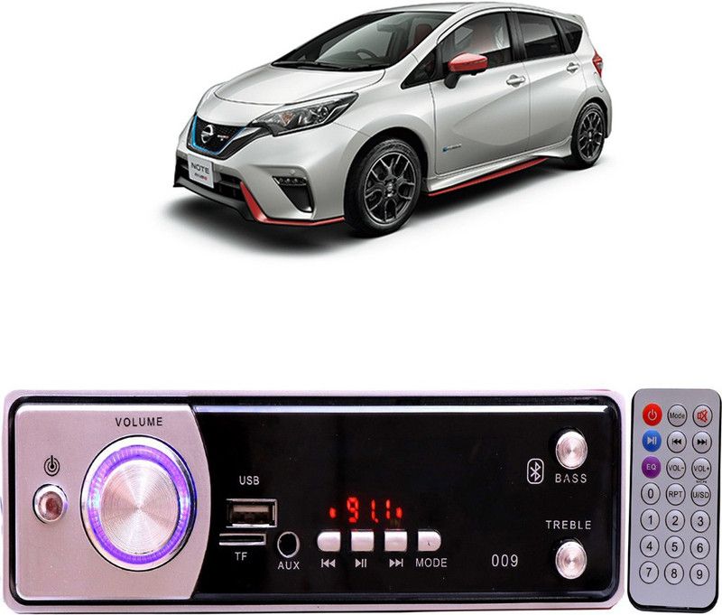Genipap Silver009 BLUETOOTH/USB/SD/AUX/FM/MP3 Car Stereo ( Single Din) -446 Car Stereo  (Single Din)