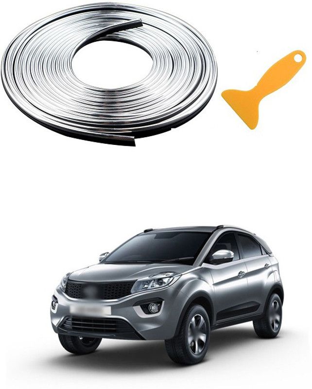 PROEDITION Car Interior Trim Strips-16.4ft/5M Universal Car Gap Fillers Moulding S222 Matte, Glossy, Chrome Tata Universal For Car Rear Garnish