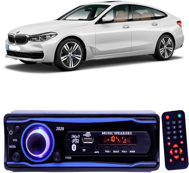 Dvis Blue 2029 USB/AUX/SD/BLUETOOTH/FM/MP3 BOOM MASTER STANDARD D-638 Car Stereo  (Single Din)