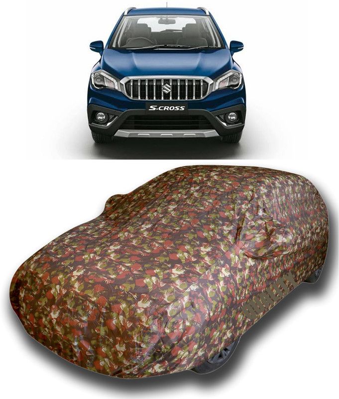KASHYAP ENTERPRISE Car Cover For Maruti Suzuki S-Cross (With Mirror Pockets)  (Multicolor)