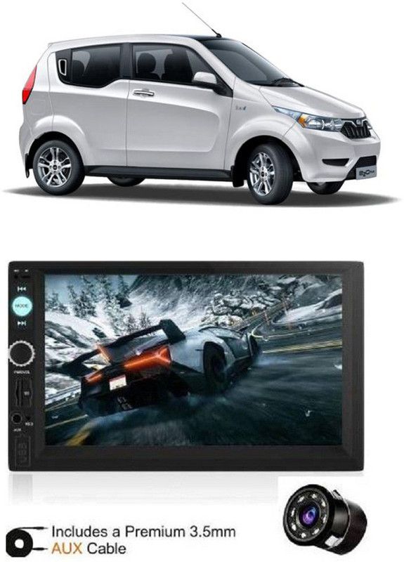 JBRIDERZ 7Inch HD DoubleDin TouchScreen with Rear View Camera Support With Camera E 263 Car Stereo  (Double Din)