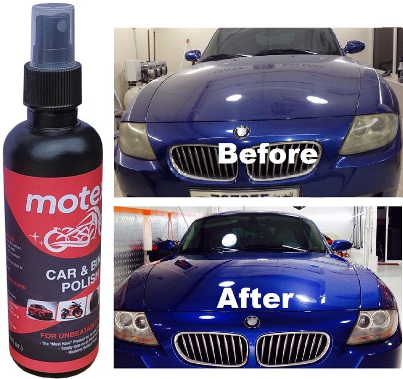 MOTEXO Liquid Car Polish for Metal Parts  (200 ml, Pack of 1)