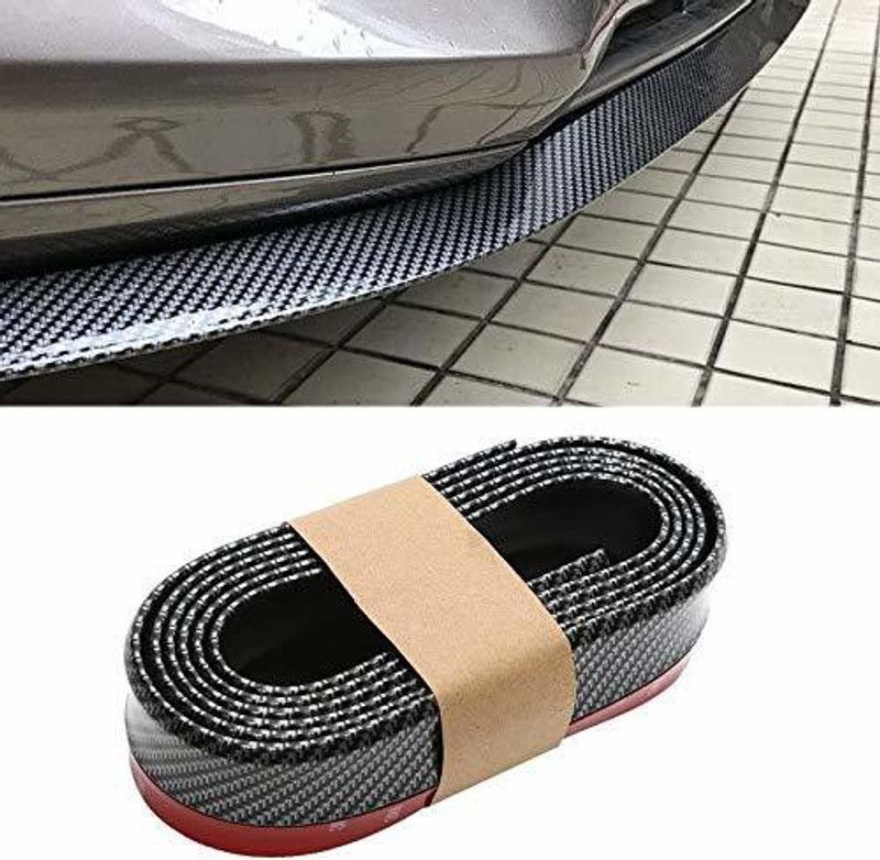 TOMBFORD Samurai Black Carbon Fiber Car Body Kit Bumper Lip Side Protector Car Spoiler Car Spoiler