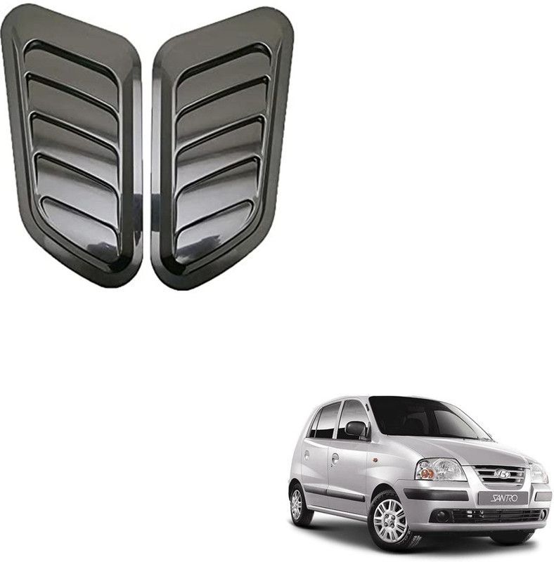 SEMAPHORE Car Air Flow Intake Hood Scoop Bonnet Vent Cover Decoration Styling for Hyundai Santro Xing Side Scoop