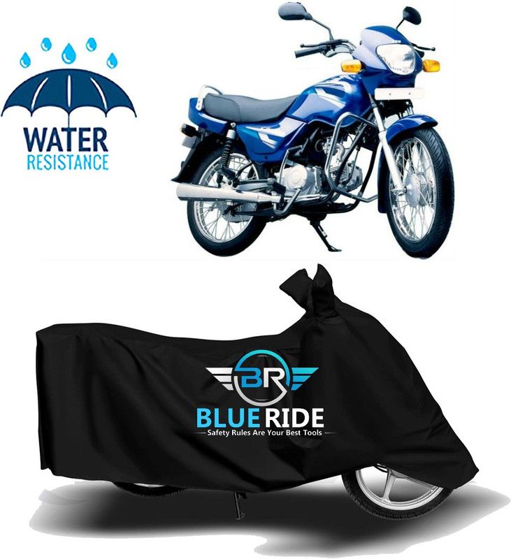 BLUERIDE Two Wheeler Cover for TVS  (Centra, Black)