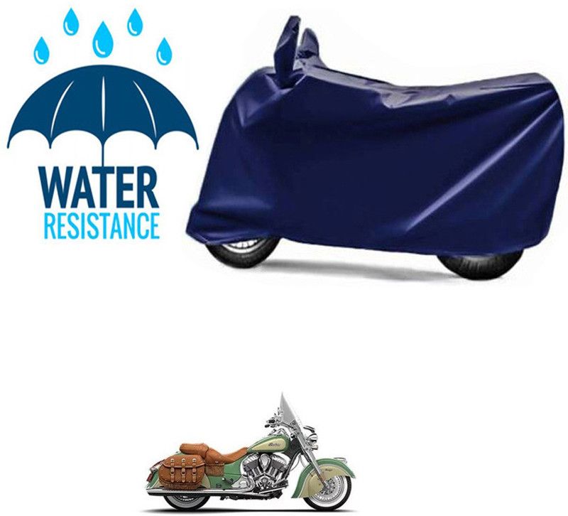 RONISH Waterproof Two Wheeler Cover for Indian  (Chief Vintage, Blue)