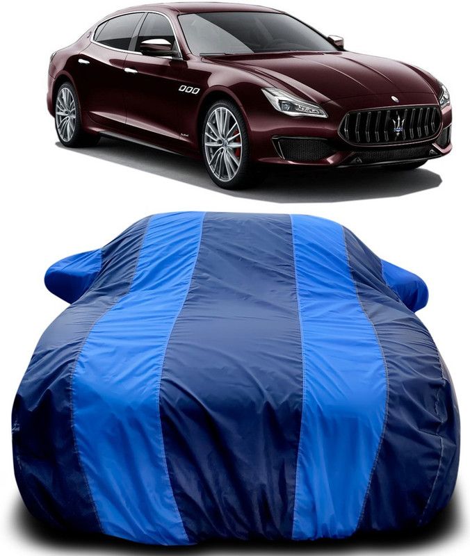 Dvis Car Cover For Maserati Quattroporte (With Mirror Pockets)  (Blue, Blue)