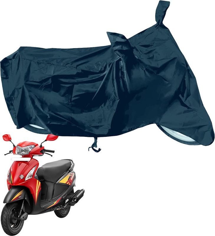 RiderShine Waterproof Two Wheeler Cover for Hero  (Pleasure, Black)