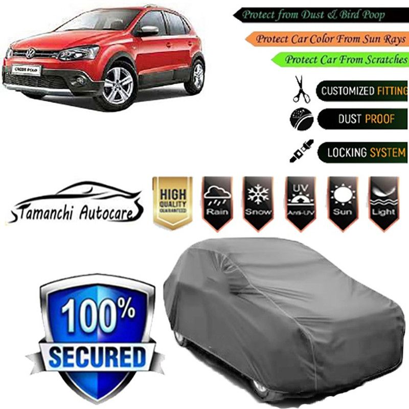 Tamanchi Autocare Car Cover For Volkswagen Cross Polo 1.5 TDI  (Grey)