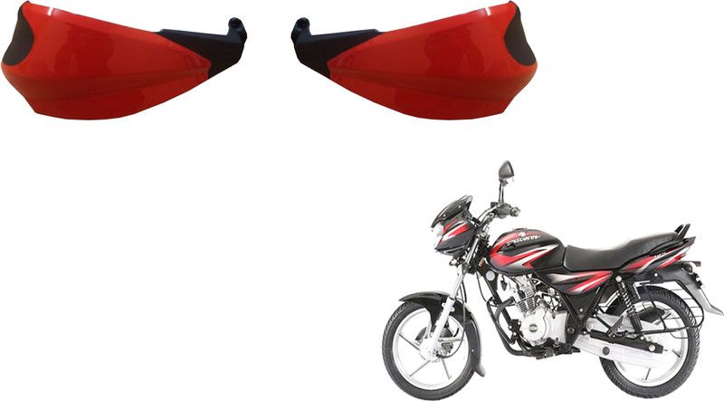 AutoVHPR BajaDiscDDFF Stylish Cool Red Hand Guards Handlebar Hand Guard  (Bajaj)