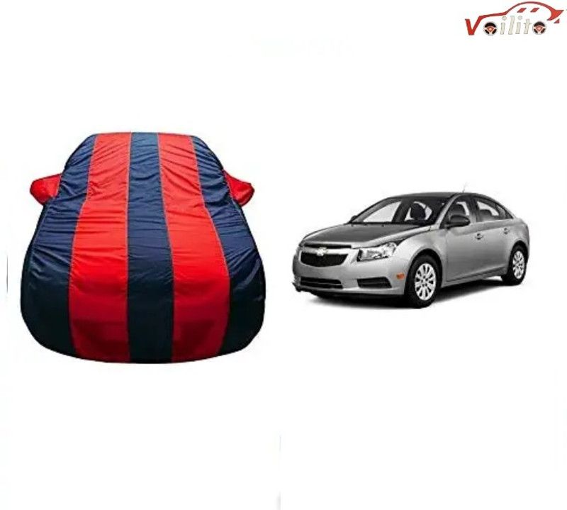 Voilito Car Cover For Chevrolet Cruze (Without Mirror Pockets)  (Red, Blue)