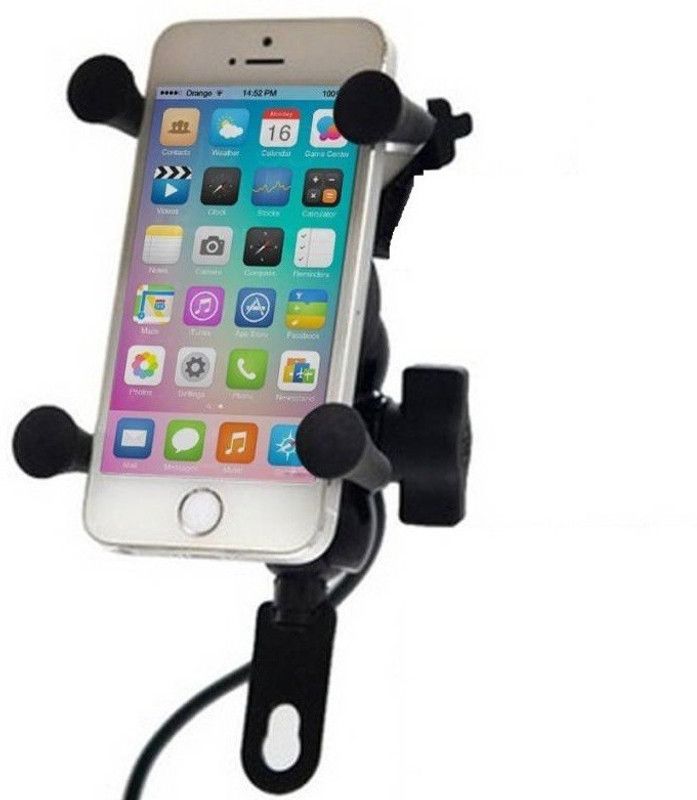 AutoGreat Bike Mobile Holder  (Black)