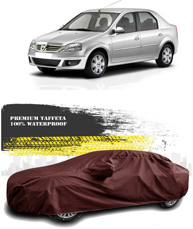 AutoTiger Car Cover For Mahindra Verito (With Mirror Pockets)  (Maroon)