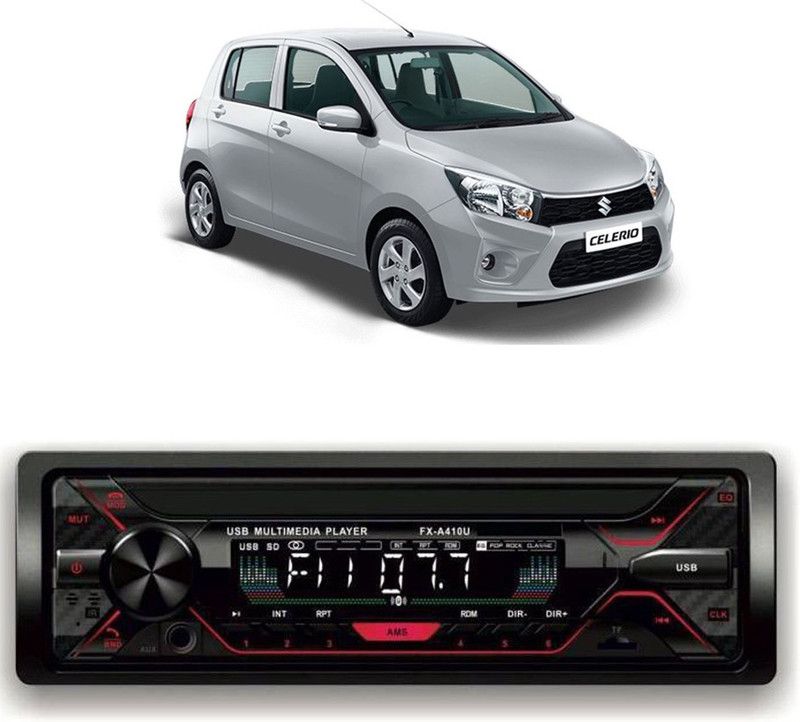 Genipap Car Stereo FX- A100U Car Stereo with Bluetooth, USB, SDCard , Aux G-298 Car Stereo  (Single Din)