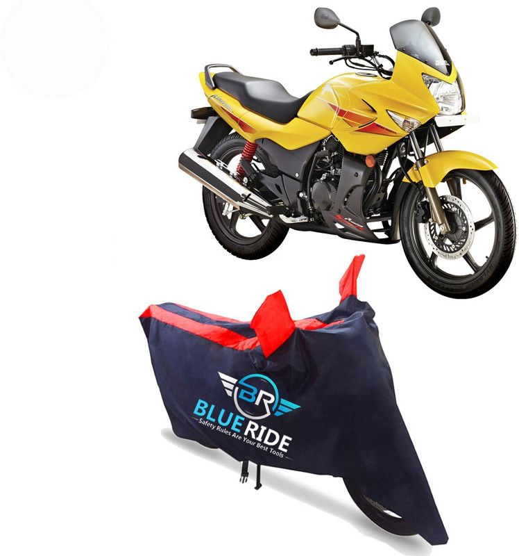 BLUERIDE Two Wheeler Cover for Hero  (Karizma, Red)