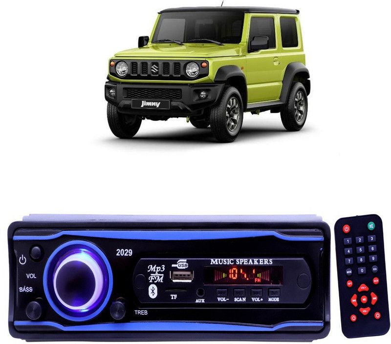 Purpleheart Blue 2029 USB/AUX/SD/BLUETOOTH/FM/MP3 BOOM MASTER STANDARD- P307 Car Stereo  (Single Din)