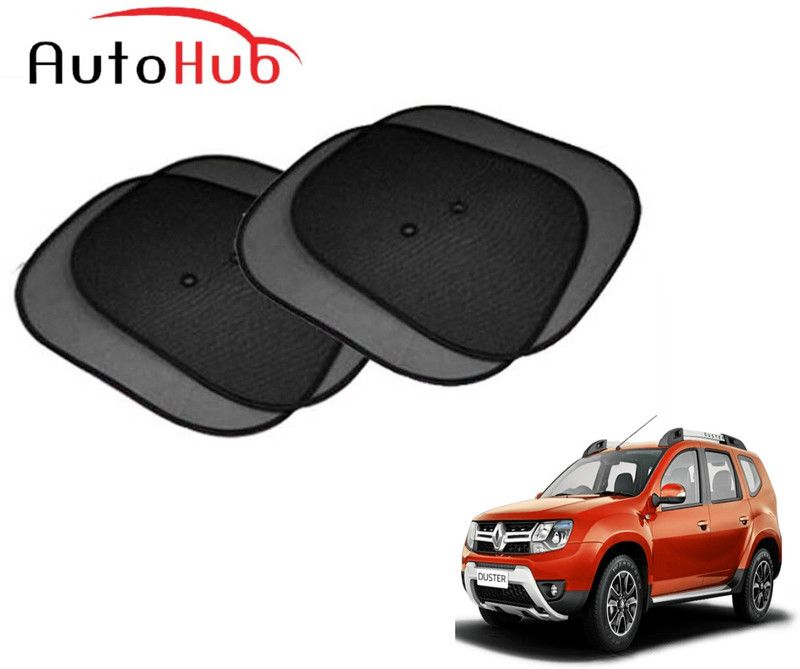 Auto Hub Side Window Sun Shade For Renault Duster  (Black)
