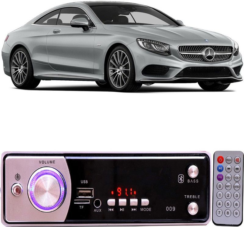 Purpleheart Silver009 BLUETOOTH/USB/SD/AUX/FM/MP3 Car Stereo ( Single Din) P-411 Car Stereo  (Single Din)