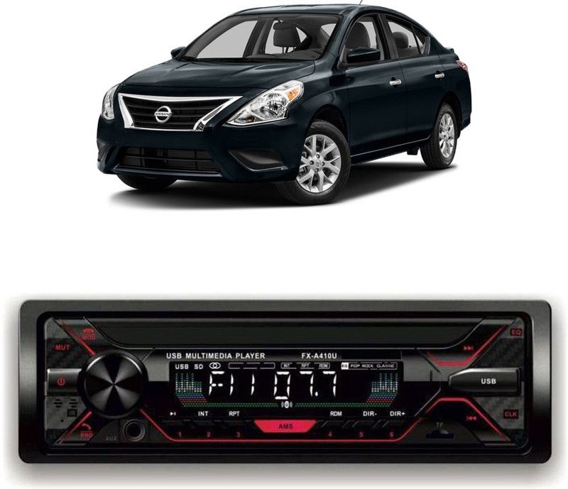 EverLand Car Stereo FX- A100U Car Stereo with Bluetooth, USB, SDCard , Aux E-456 Car Stereo  (Single Din)