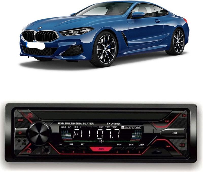 Purpleheart Car Stereo FX- A100U Car Stereo with Bluetooth, USB, SD Card , Aux P-49 Car Stereo  (Single Din)