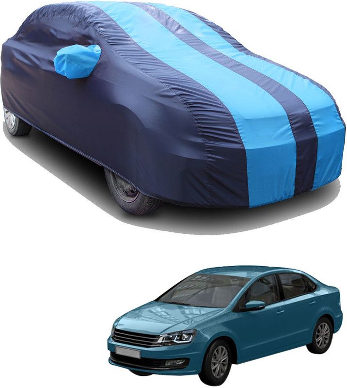 SS FOR YOUR SMART NEEDS Car Cover For Volkswagen Vento (With Mirror Pockets)  (Blue, Blue)