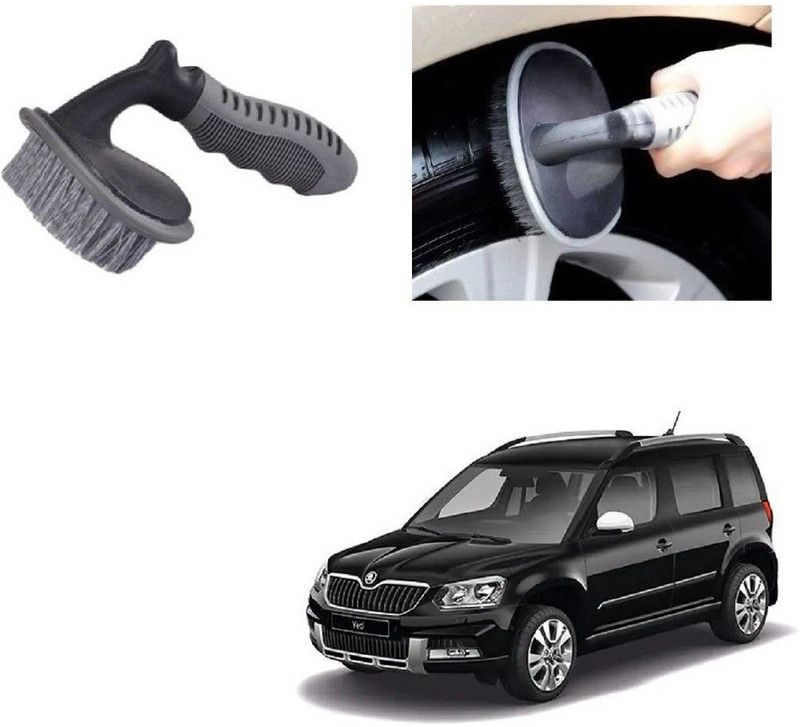 SPREADX Alloy Wheel Tire Car Rim Tyre Cleaning Brush suitable for Skoda Yeti 300 g Wheel Tire Cleaner  (Pack of 1)