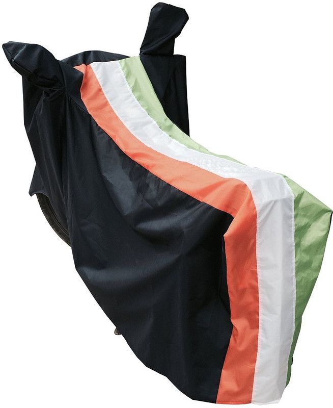 CruiseConsole Two Wheeler Cover for Bajaj  (CT 100, Red, White, Green)